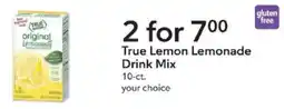 Publix True Lemon Lemonade Drink Mix offer