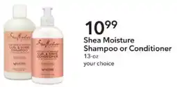 Publix Shea Moisture Shampoo or Conditioner offer