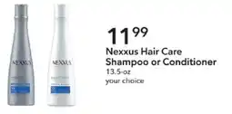 Publix Nexxus Hair Care Shampoo or Conditioner offer