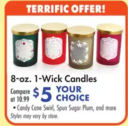 Boscov's 8-oz. 1-Wick Candles offer