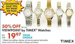 Boscov's VIEWPOINT by TIMEX Watches offer