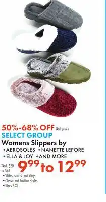 Boscov's Womens Slippers offer