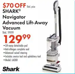 Boscov's SHARK Navigator Advanced Lift-Away Vacuum offer