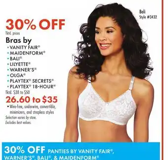 Boscov's Bras by offer