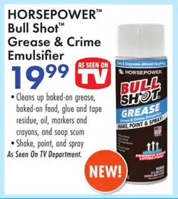 Boscov's HORSEPOWER Bull Shot Grease & Crime Emulsifier offer