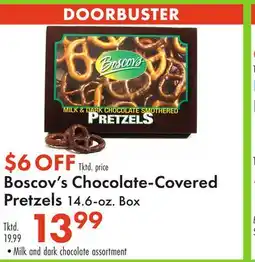 Boscov's Boscov's Chocolate-Covered Pretzels offer