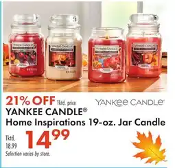 Boscov's YANKEE CANDLE Home Inspirations 19-oz. Jar Candle offer