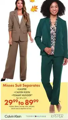 Boscov's Misses Suit Separates offer