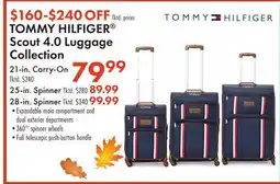 Boscov's TOMMY HILFIGER Scout 4.0 Luggage Collection offer