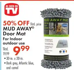 Boscov's MUD AWAY Door Mat For Indoor outdoor use offer