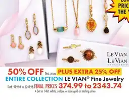 Boscov's LE VIAN Fine Jewelry offer