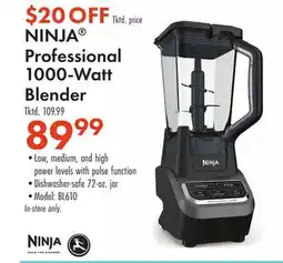 Boscov's NINJA Professional 1000-Watt Blender offer