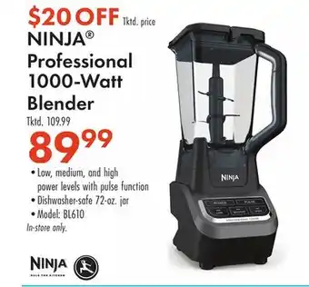 Boscov's NINJA Professional 1000-Watt Blender offer