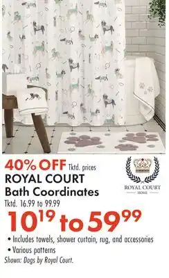 Boscov's ROYAL COURT Bath Coordinates offer