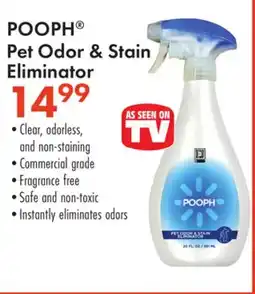 Boscov's POOPH Pet Odor & Stain Eliminator offer