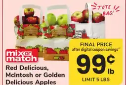 ACME Red Delicious, Mclntosh or Golden Delicious Apples offer