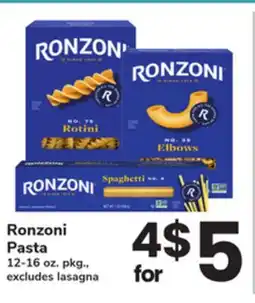 ACME Ronzoni Pasta offer