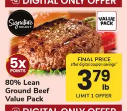 ACME Signature SELECT 80% Lean Ground Beef offer