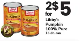 ACME Libby's Pumpkin offer