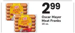 ACME Oscar Mayer Meat Franks offer