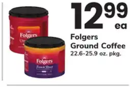 ACME Folgers Ground Coffee offer
