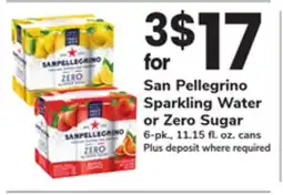 ACME San Pellegrino Sparkling Water or Zero Sugar offer