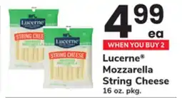 ACME Lucerne Mozzarella String Cheese offer