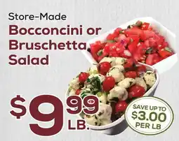 DeCicco & Sons Bocconcini or Bruschetta Salad offer