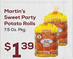 DeCicco & Sons Martin's Sweet Party Potato Rolls offer