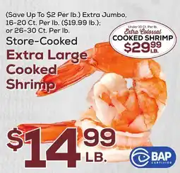 DeCicco & Sons Extra Large Cooked Shrimp offer