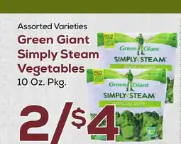 DeCicco & Sons Green Giant Simply Steam Vegetables offer