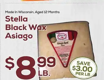 DeCicco & Sons Stella Black Wax Asiago offer
