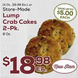 DeCicco & Sons Lump Crab Cakes 2-Pk offer