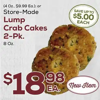 DeCicco & Sons Lump Crab Cakes 2-Pk offer
