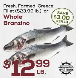 DeCicco & Sons Whole Branzino offer