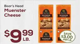 DeCicco & Sons Boar's Head Muenster Cheese offer
