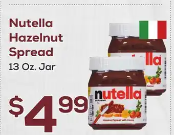 DeCicco & Sons Nutella Hazelnut Spread offer