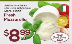 DeCicco & Sons Fresh Mozzarella offer