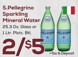 DeCicco & Sons S. Pellegrino Sparkling Mineral Water offer