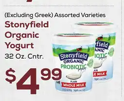 DeCicco & Sons Stonyfield Organic Yogurt offer