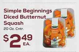 DeCicco & Sons Simple Beginnings Diced Butternut Squash offer