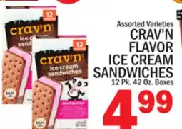 C Town CRAV'N FLAVOR ICE CREAM SANDWICHES offer