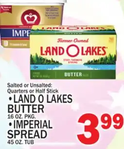 C Town LAND O LAKES BUTTER, 16 OZ. PKG offer