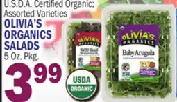 C Town OLIVIA'S ORGANICS SALADS offer