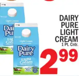C Town DAIRY PURE LIGHT CREAM offer