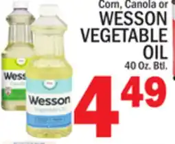 C Town WESSON VEGETABLE OIL offer