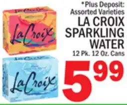 C Town LA CROIX SPARKLING WATER offer
