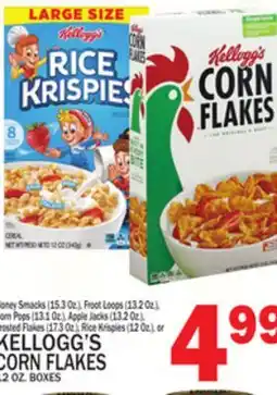 C Town KELLOGG'S CORN FLAKES, 12 OZ. BOXES offer