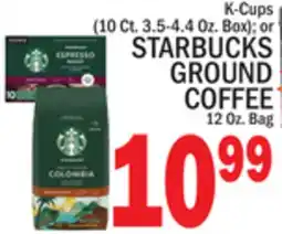 C Town STARBUCKS GROUND COFFEE 12 Oz. Bag offer