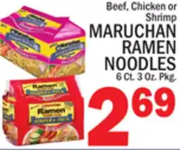 C Town MARUCHAN RAMEN NOODLES offer